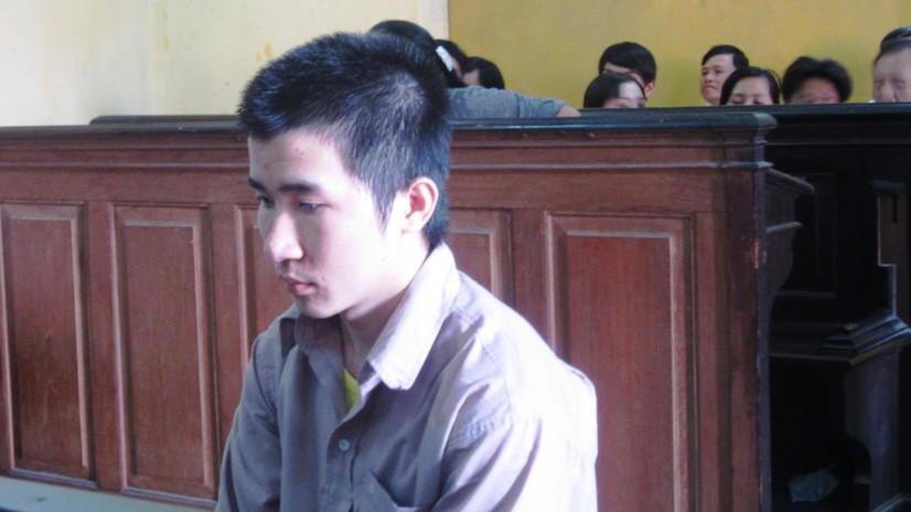 Bị cáo Lê Công Quang tại tòa xét xử phúc thẩm - Ảnh: Hoàng Quỳnh 